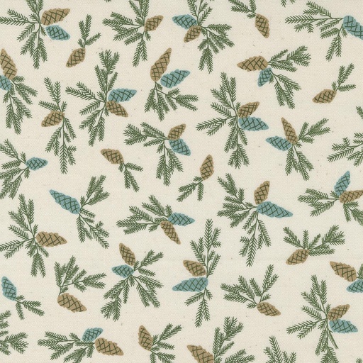 [MOD-45563-11] Good News Great Joy Pinecones Snow By Fancy That Design House For Moda