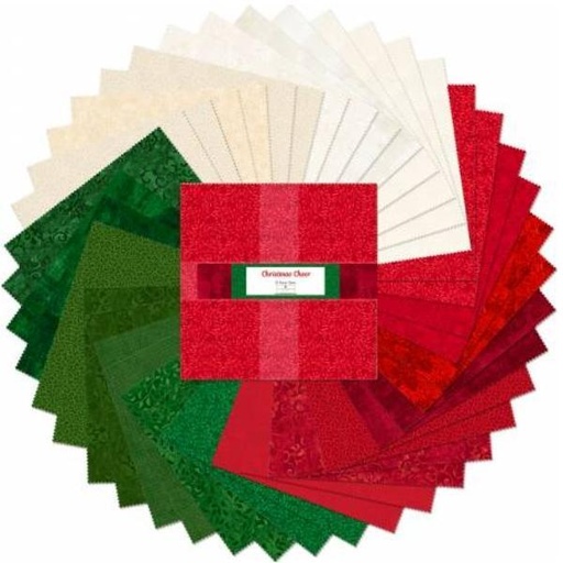 [WP-512-111-512] 10 Karat Gems Christmas Cheer 10In Squares By Wilmington Prints