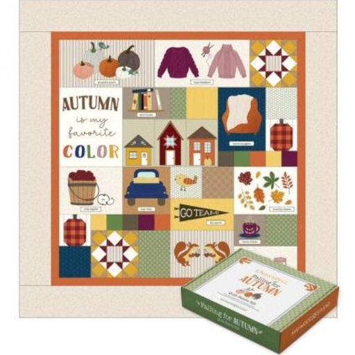 [MAY-KIT-MASFALL] Kimberbell Falling For Autumn Quilt Kit By Kimberbell Designs For Maywood Studios