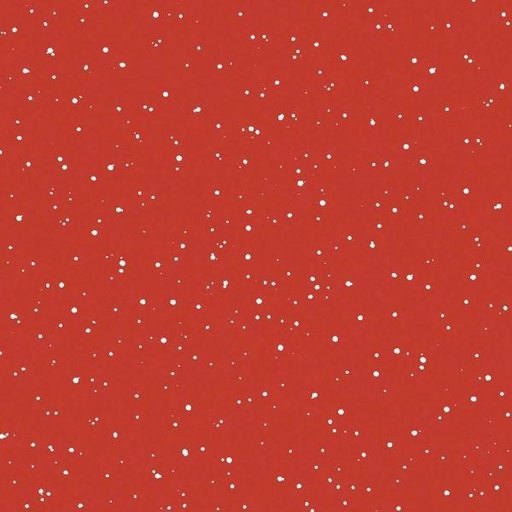 [MAY-10379-R] One Snowy Day Snow Dots Red By Hannah Dale For Maywood Studio