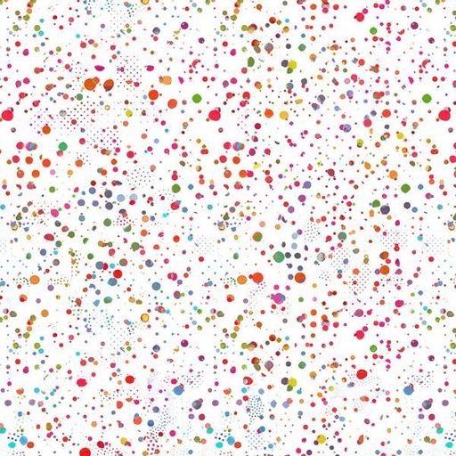 [WF-53484D-1] Catsville Splatter Dots Light By Gareth Lucas For Windham Fabrics