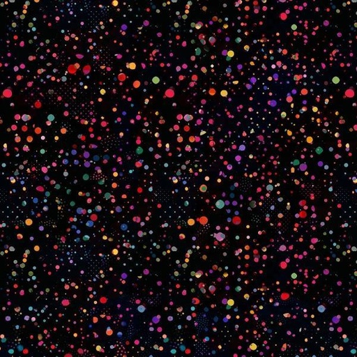 [WF-53484D-2] Catsville Splatter Dots Night by Gareth Lucas for Windham Fabrics