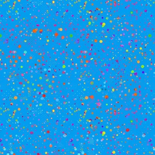 [WF-53484D-5] Catsville Splatter Dots Electic Blue by Gareth Lucas for Windham Fabrics