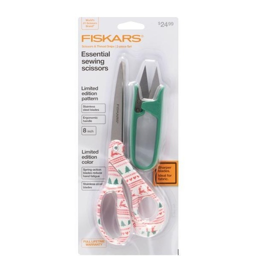 [DDG-154274-1002] Fiskars Christmas Scissors And Thread Snips