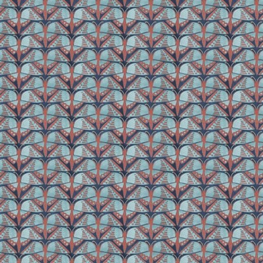 [BLAN-2980-11] Sophisticats Stylized Butterflies Light Blue By Leslie Anne Ivory For Blank Quilting