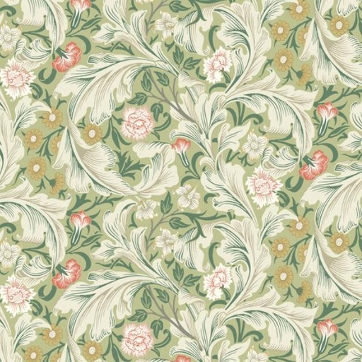 [FFR-PWWM086.OLIVE] Leicester In Olive By The Originial Morris & Co For Free Spirit Fabrics