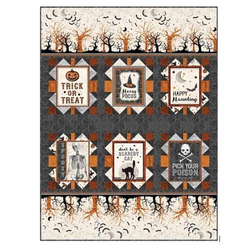 [PP-HappyHaunting] Happy Haunting Quilt Kit From P&B Textiles