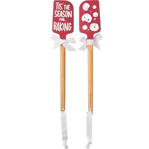 [PBK-110985] Baking Spirits Bright Christmas Spatula By Johnny Carillo For Primitives By Kathy  