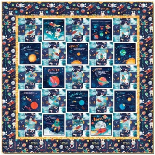 [PP-BlastOffBlockQuil] Blast Off Block Quilt Kit 