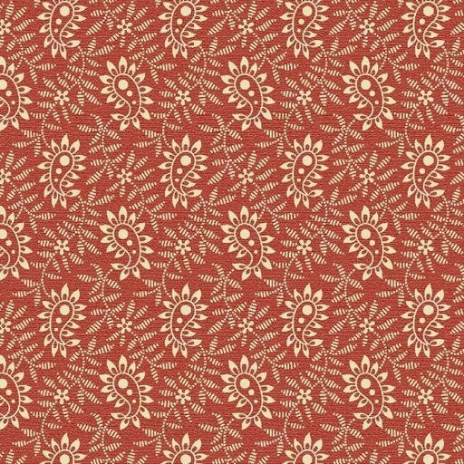 [MB-R600541-RED] Hearthstone Red Spiceberry By Lynn Wilder For Marcus Fabrics