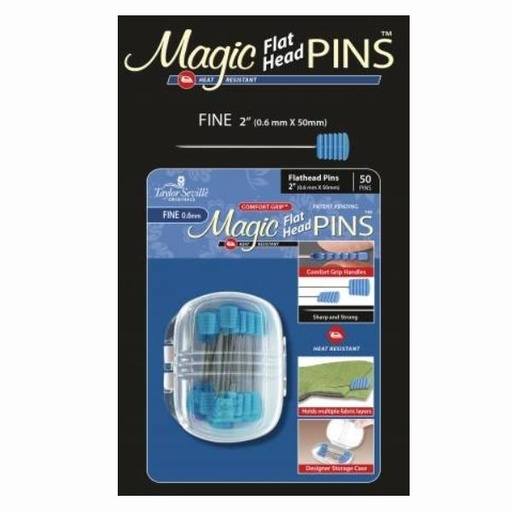 [TS-219-928] Magic Pins Flat Head Fine 50pc from Taylor Seville