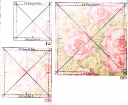 [QD-2015] Fussy Cut Trio Rulers from Quilt in a Day