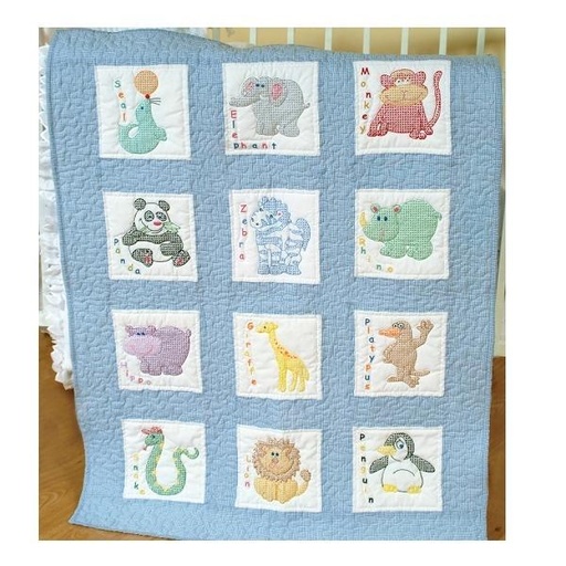 [JD-300-78] Nursery Quilt Blocks Children's Zoo Quilt Block Set from Jack Dempsey Inc