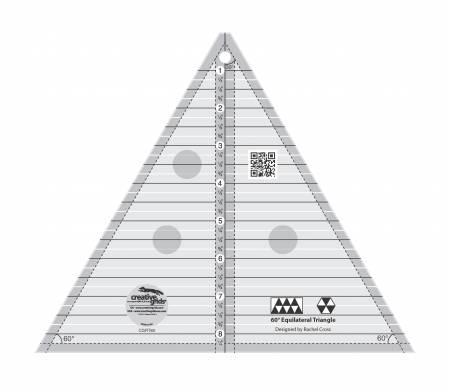 [CG-RT60] 60 Degree Triangle Ruler From Creative Grids