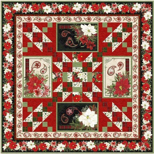 [PP-TartanHolidayKit] Tartan Holiday Quilt Kit From Wilmington