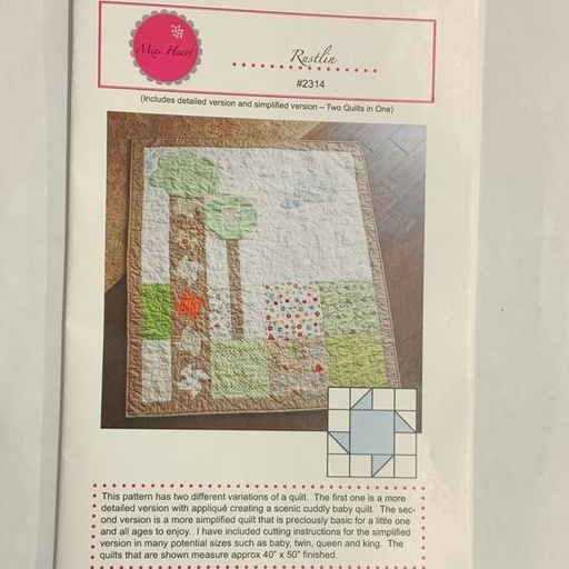 [MH-2314] Rustlin Quilt Pattern From Mixi Heart