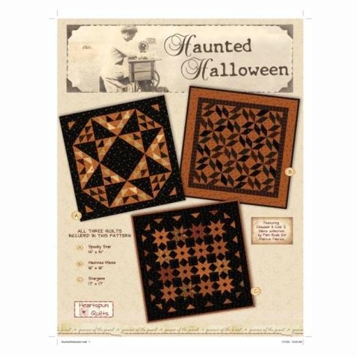 [HQ-271] Haunted Halloween Quilt Pattern from Heartspun Quilts