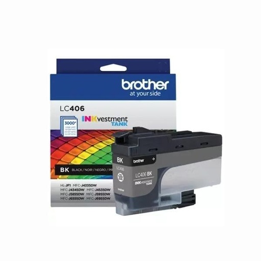 [BRO-LC406-BKS] Inkvestment Tank Black Ink Cartridge From Brother