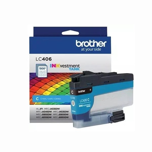 [BRO-LC406-CS] Inkvestment Tank Cyan Ink Cartridge From Brother Lc406-Cs