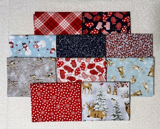 [PP-BundleUpF4] Bundle-Up Fat Quarter Bundle From Henry Glass