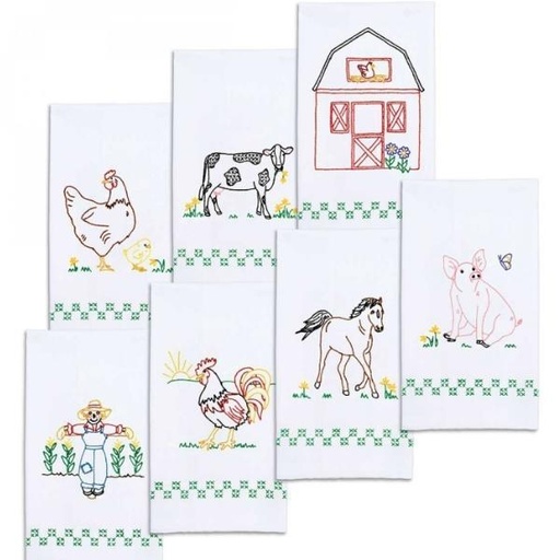 [JD-340-618] The Countryside Decorative Hand Towel Set 