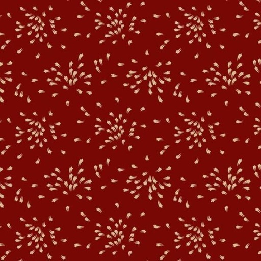 [MB-R220702-RED] Seaside Fireworks Red By Paula Barnes For Marcus Fabrics