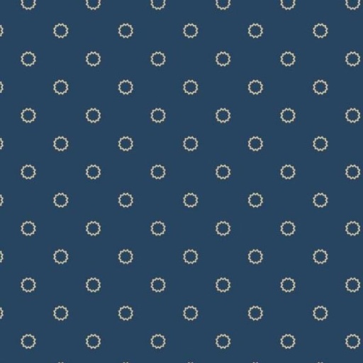 [MB-R220701-NAVY] Seaside Static Drops Navy By Paula Barnes For Marcus Fabrics