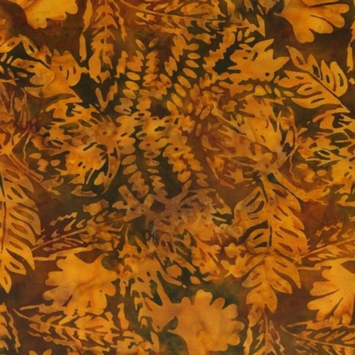 [NOR-83103-58] Dinosaurus Pumpkin Leaf Toss By Banyan Batiks Studio For Northcott Fabrics 