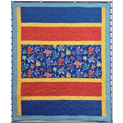 [PP-TumblingKusDB] Tumbling Kuspuks Dark Blue Quilt Kit