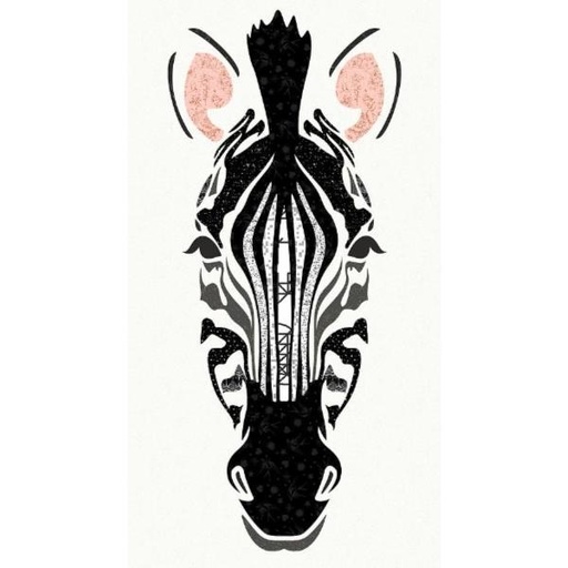 [LCQ-ZEBRA] Zebra Pen & Ink Laser Cut Kit By Madi Hastings For Laser Cut Quilts 