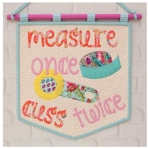 [LCQ-MOCT] Measure Once Cuss Twice Laser Cut Kit By Jemma Flendt For Laser Cut Quilts 