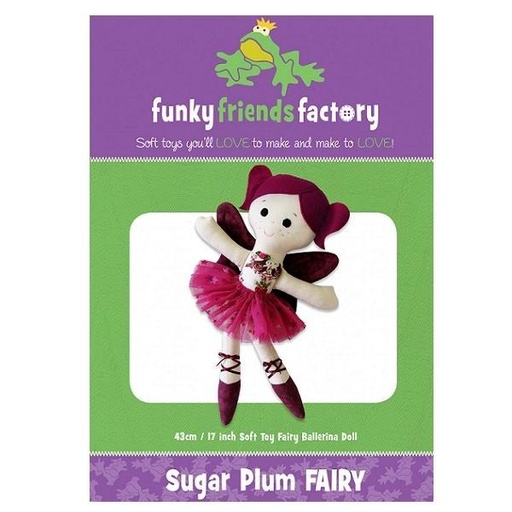 [FF-4576] Sugar Plum Fairy Soft Toy Pattern From Funky Friends Factory