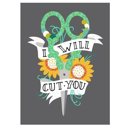 [LCQ-F896962] Laser Cut Kit: I Will Cut You By Punkin Patch Craft Designs For Laser Cut Quilts 