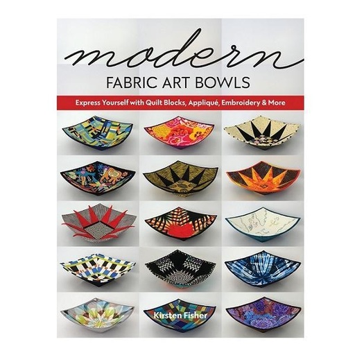 [CTP-11421] Modern Fabric Art Bowls By Karen Fisher