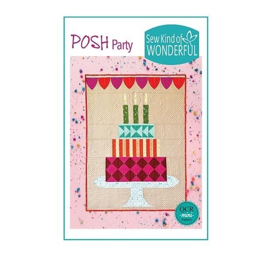 [SKW-474] Posh Party Wallhanging Pattern From Sew Kind Of Wonderful