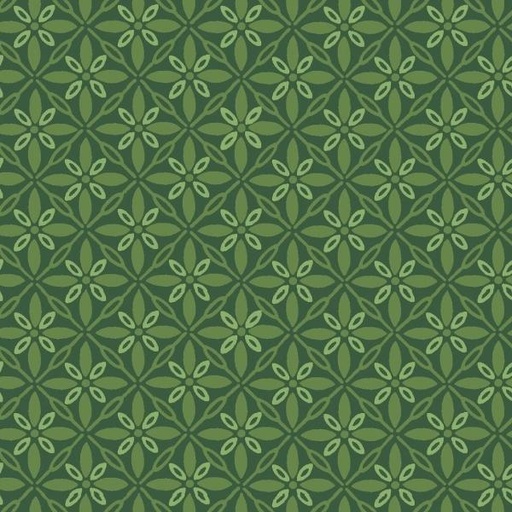 [MAY-9396-G2] Kimberbell Basics Tufted Dark Green By Kim Christopherson For Maywood Studio