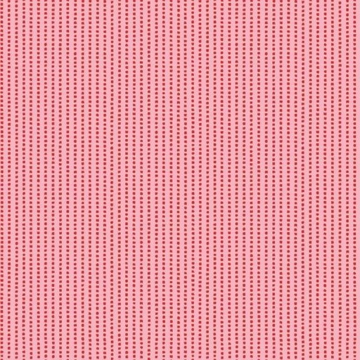 [MAY-8259-P] Kimberbell Basics Perforated Stripe Pink By Kim Christopherson For Maywood Studio 