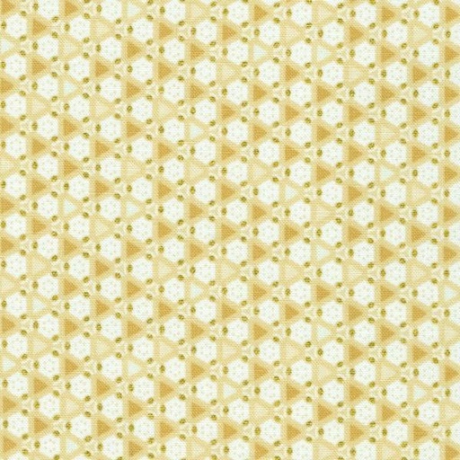 [KAF-21746-84] Jaikumari Cream Triangles By Studio Rk For Robert Kaufman