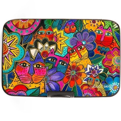 [MFD-719-25] Laurel'S Garden Armored Wallet By Laurel Burch For Monarque