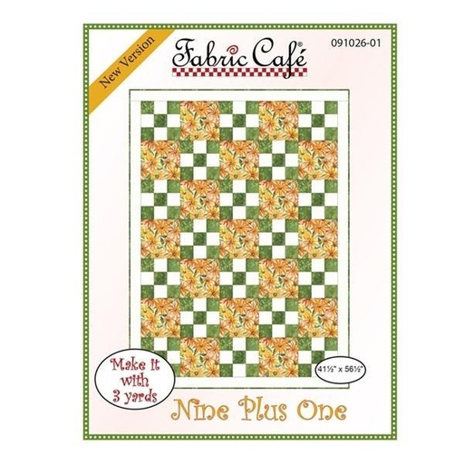 [FCC-091-02601] Nine Plus One Quilt Pattern From Fabric Cafe