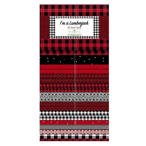 [WP-842120-842] I'm a Lumberjack 40 Karat Gems from Wilmington Prints