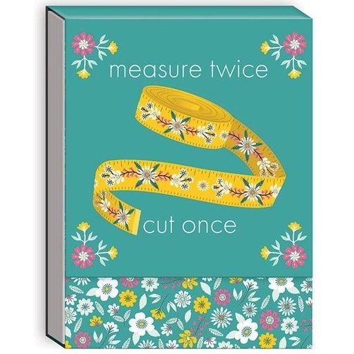 [MOD-46294] Measure Twice Cut Once Pocket Notepad From Moda