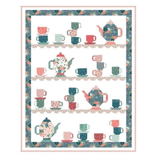 [RB-KT-14030] Afternoon Tea Party Boxed Quilt Kit By Beverly Mccullough For Riley Blake Designs 