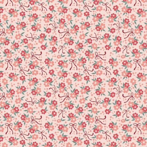 [RB-14036-BLUSH] Afternoon Tea Floral Blush By Beverly Mccullough For Riley Blake Designs 