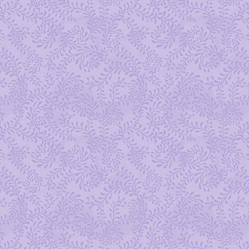 [WP-27650-600] Swirling Leaves Wisteria By Danielle Leone For Wilmington Prints 