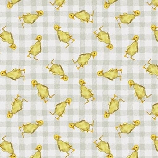 [HG-1095-44] A Beautiful Day Baby Chicks Allover By Dawn Rosengren For Henry Glass Fabrics 