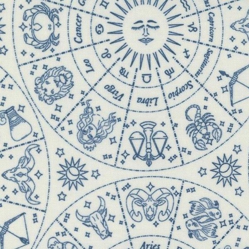 [MOD-24160-21] Starry Sky Mist Night Zodiac by April Rosenthal for Moda Fabrics 