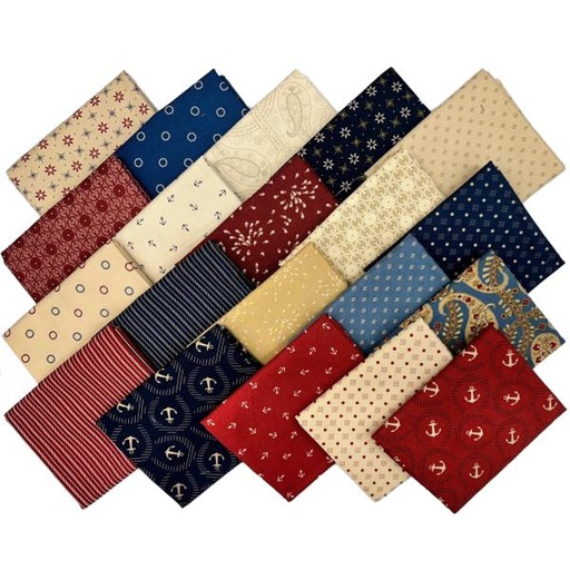 [PP-SeasideF4] Seaside Fat Quarter Bundle from Marcus