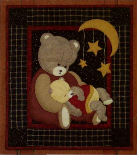 [RGRE-K0608] Baby Bear Wall Quilt Kit By Rachel'S Of Greenfield