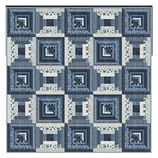 [PP-HeavenlyStrrySky] Heavenly Starry Sky Quilt Kit From Moda